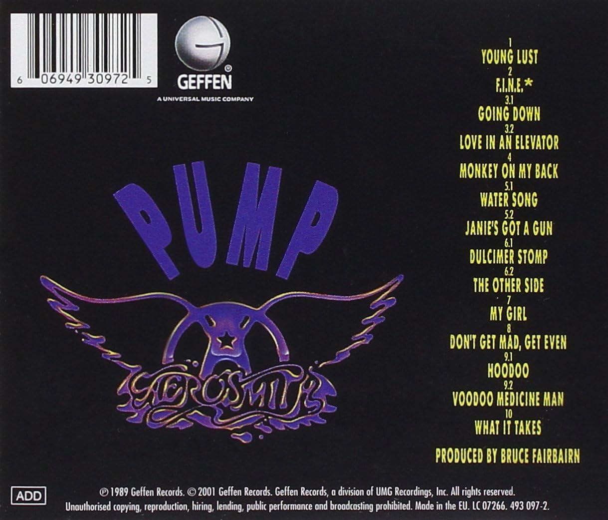 Aerosmith - Pump CD