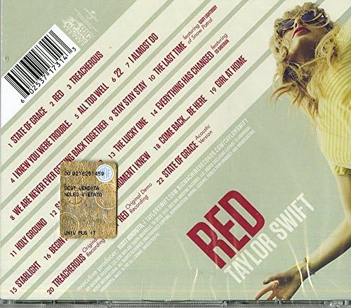 Taylor Swift - Red CD