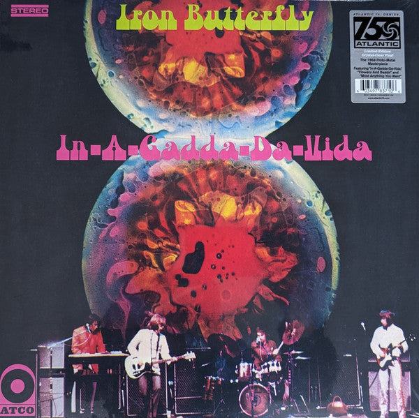 Iron Butterfly – In-A-Gadda-Da-Vida - LP Crystal Clear