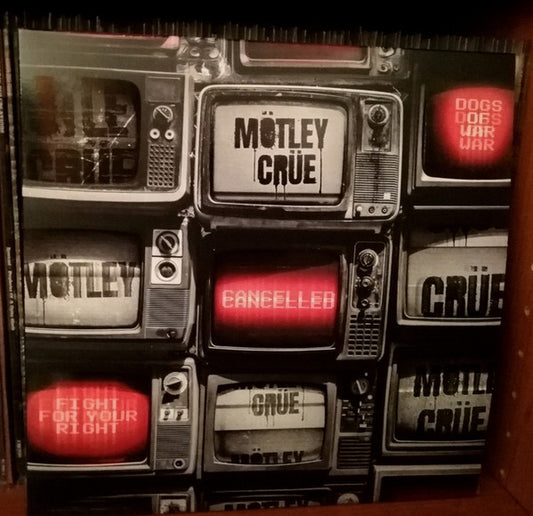 Mötley Crüe – Cancelled - LP Rojo & Negro Splatter