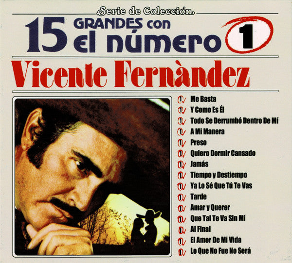 Vicente Fernández – 15 Grandes Con El Número 1 - CD