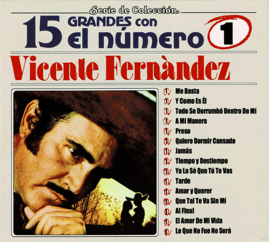 Vicente Fernández – 15 Grandes Con El Número 1 - CD