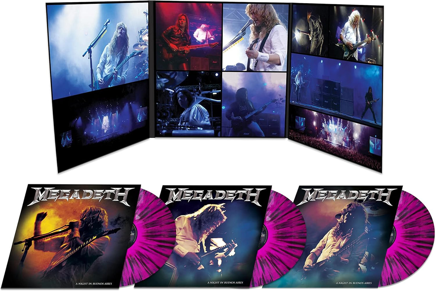 Megadeth – A Night In Buenos Aires - LP Purple/Black Splatter