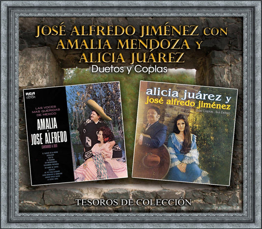 Jose Alfredo Jimenez -  Tesoros de Colección (Duetos y Coplas) - CD