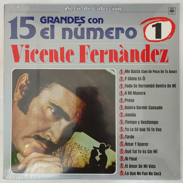 Vicente Fernández – 15 Grandes Con El Número 1 - LP