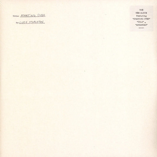 Chris Stapleton – Starting Over LP