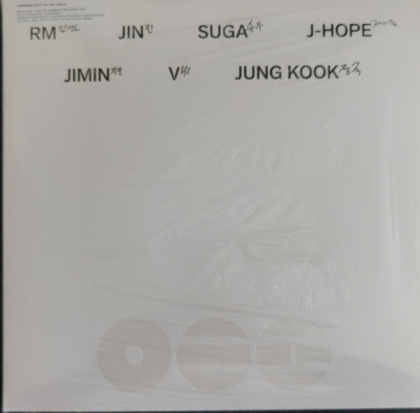 BTS  – Arirang - LP Red Splatter Photo Book-Slipmat Turnatable-Lyric Paper-Poster-Photo Card Set-Inner Slave