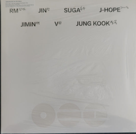 BTS  – Arirang - LP Red Splatter Photo Book-Slipmat Turnatable-Lyric Paper-Poster-Photo Card Set-Inner Slave