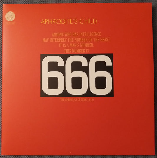 Aphrodite's Child – 666 (The Apocalypse Of John 13/18) - LP Rojo