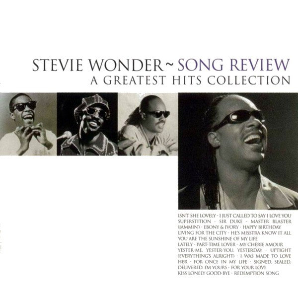 Stevie Wonder – Song Review - A Greatest Hits Collection - CD