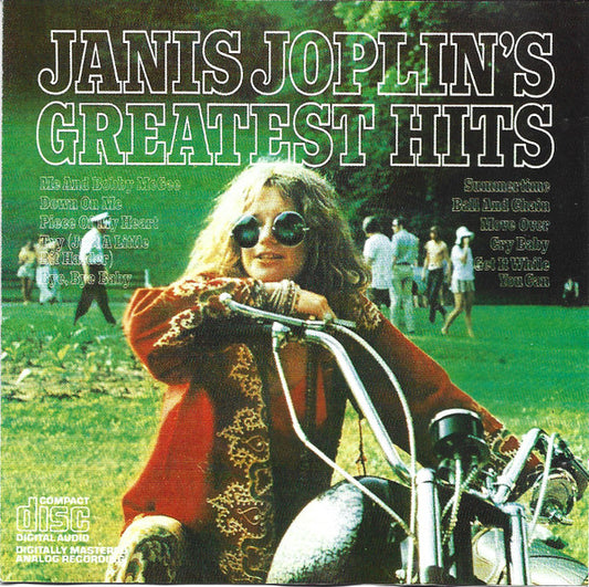 Janis Joplin – Janis Joplin's Greatest Hits - CD