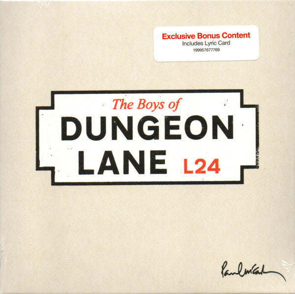 Paul McCartney – The Boys Of Dungeon Lane Exclusive Lyric Card - CD
