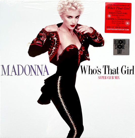 Madonna – Who's That Girl (Super Club Mix) RSD 2022 - LP Rojo