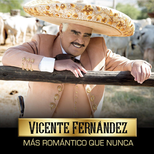 Vicente Fernandez -  Más Romantico que Nunca - CD