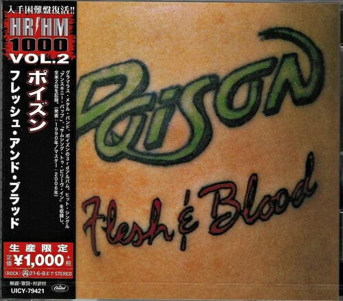 Poison - Flesh & Blood - CD Japanese