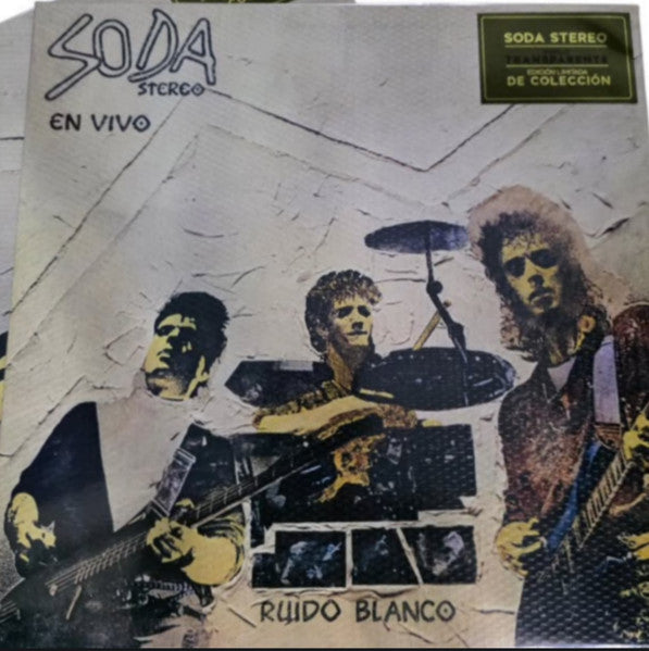 Soda Stereo – Ruido Blanco - En Vivo - LP Transparente