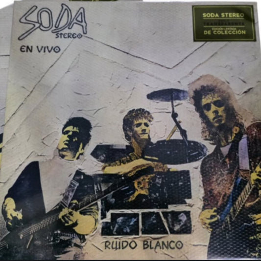 Soda Stereo – Ruido Blanco - En Vivo - LP Transparente