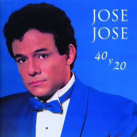 Jose Jose - 40 Y 20 - LP Azul Transparente