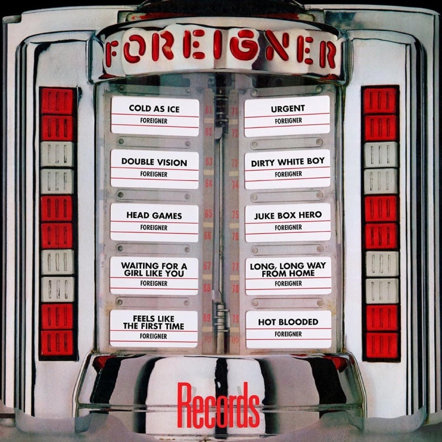 Foreigner – Records - LP Blanco