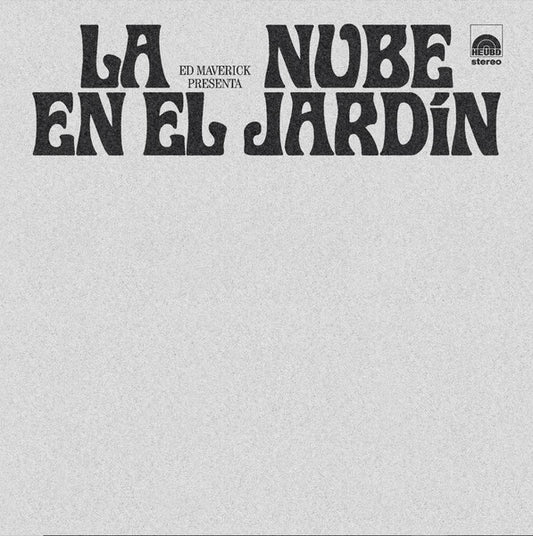Ed Maverick  – La Nube en el Jardin - LP Blanco y Negro