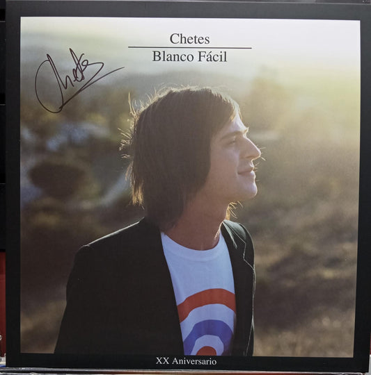 Chetes - Blanco Facil XX Aniversario - LP Blanco Firmado