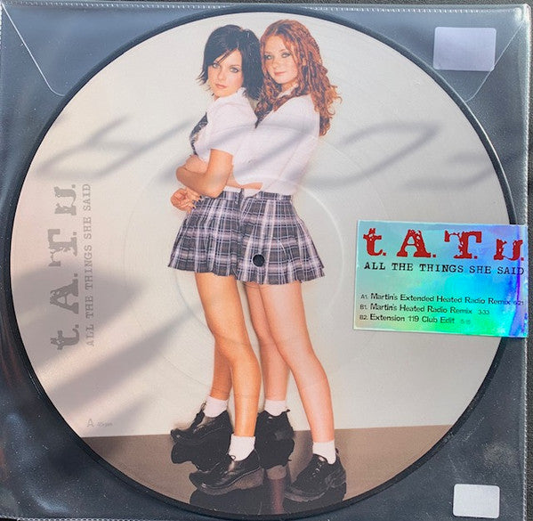 t.A.T.u. – All The Things She Said - LPPicture Disc