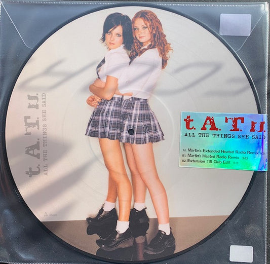 t.A.T.u. – All The Things She Said - LPPicture Disc