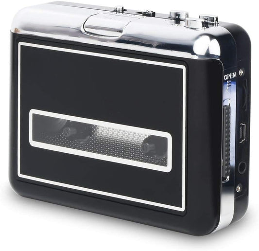 DIGITNOW USB Convertidor y Reproductor de Cinta casetes,Convertir Audio Cassette a MP3 Digital,para Grabar Cassette a mp3 en Windows o Mac