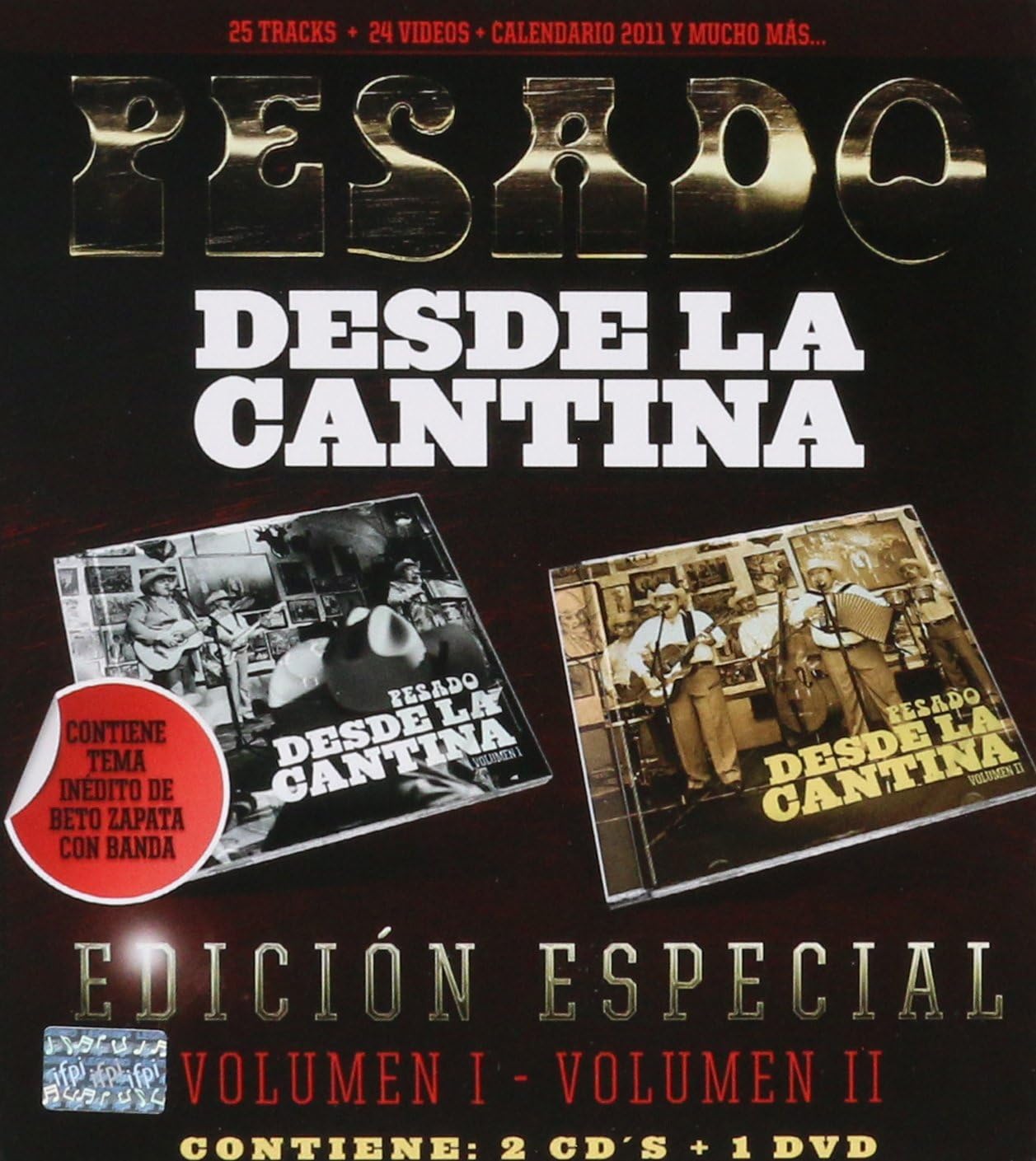 Pesado – Desde La Cantina Vol 1 - Vol 2 CD DVD