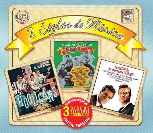 Los Teen Tops-Los Holligans-Los Hnos.Carreon - 2 Siglos de Música CD