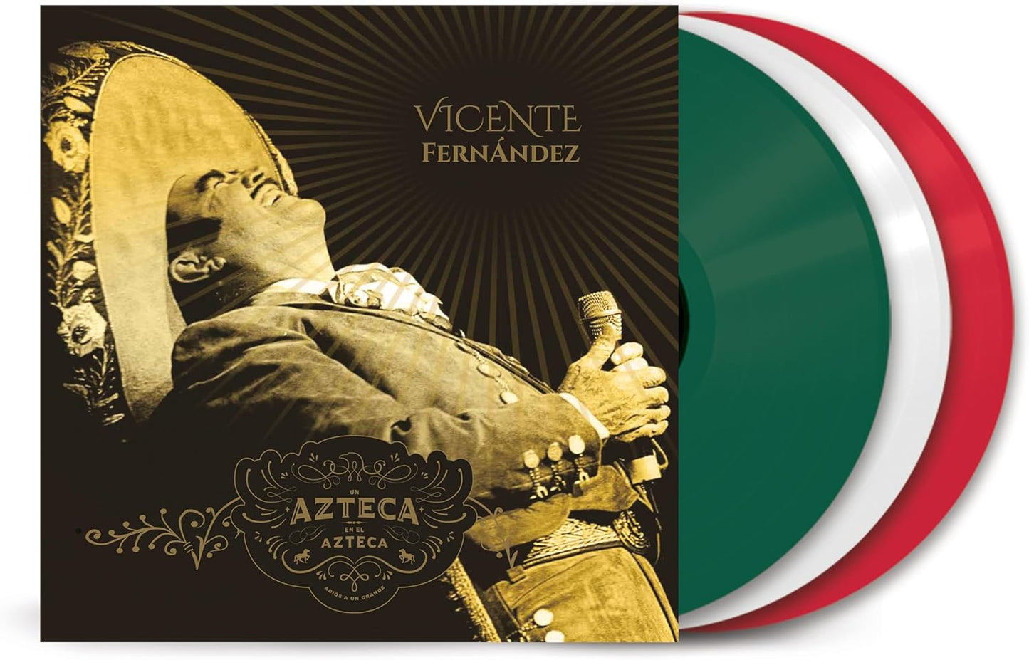 Vicente Fernandez - Un Azteca En El Azteca - LP Color