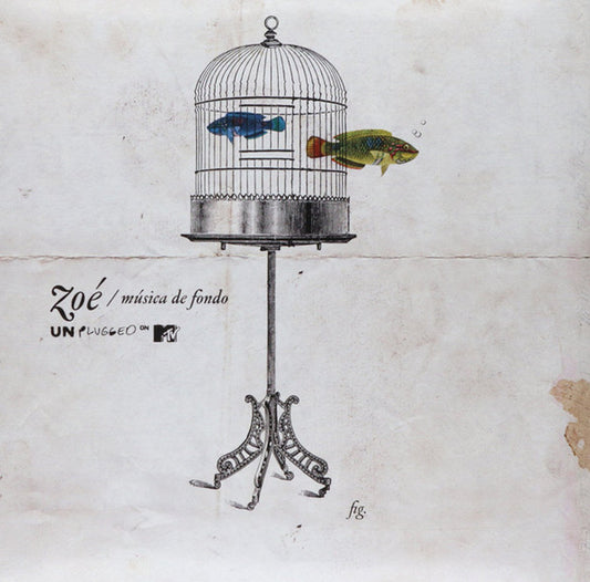 Zoé  – Música De Fondo (Unplugged On MTV) - LP