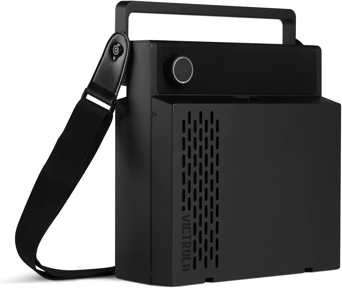 Tornamesa - Victrola Revolution GO 3-Speed Bluetooth Portable Record Player with Built-in Speakers | Black VSC-750SB-BLK
