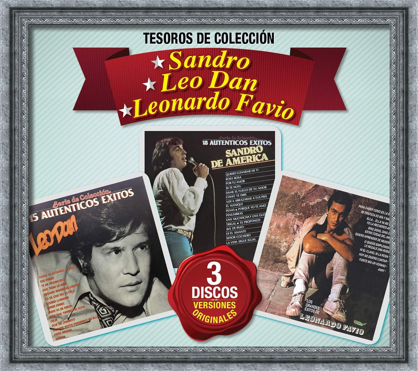 Leo Dan,Sandro de America y Leonardo Favio - Tesoros de Coleccion CD