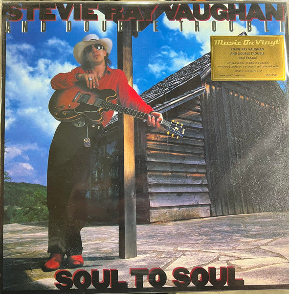 Stevie Ray Vaughan & Double Trouble – Soul To Soul - LP Rojo