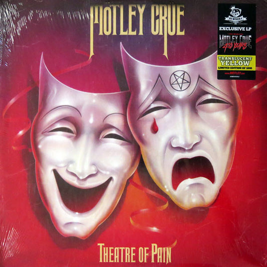 Mötley Crüe – Theatre Of Pain - Lp Amarillo