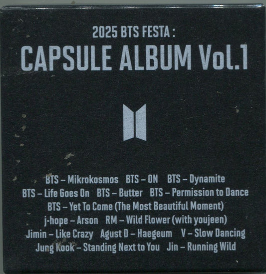 BTS  – 2025 BTS Festa: Capsule Album Vol. 1 - CD Capsula