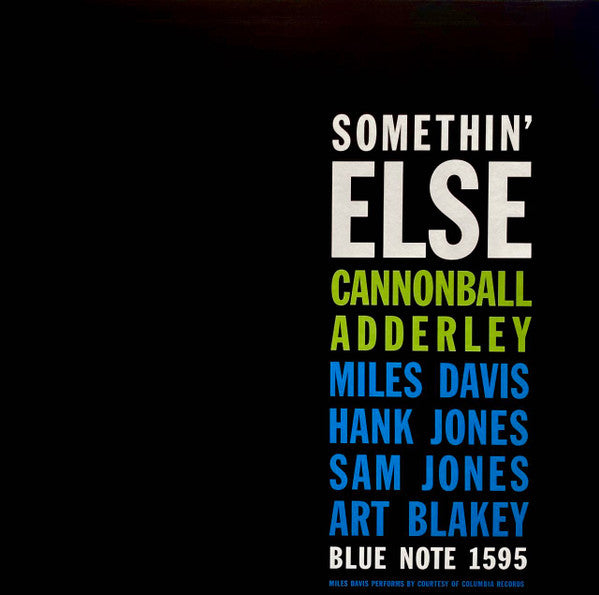 Cannonball Adderley – Somethin' Else - LP