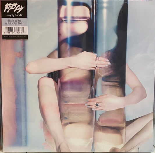 Poppy  – Empty Hands - LP Pink In Ice Blue W/ Pink + Blue Splatter