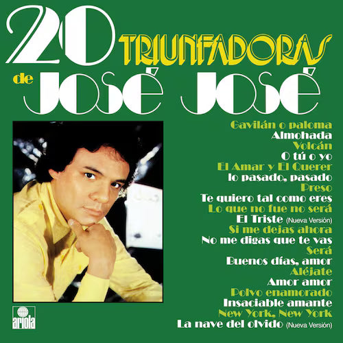 José José – 20 Triunfadoras de José José - LP