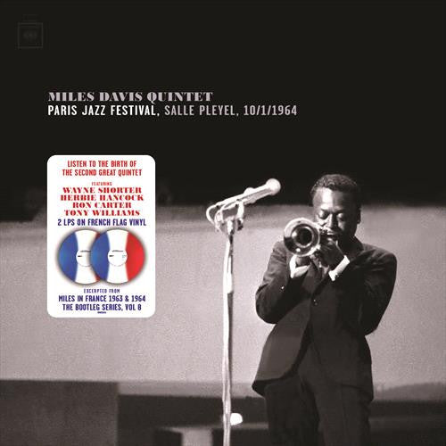 The Miles Davis Quintet – Paris Jazz Festival, Salle Pleyel, 10/1/1964 - LP Rojo Blanco Azul