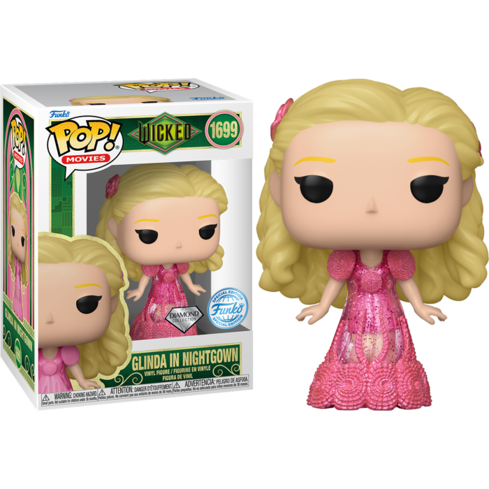 Funko Pop! Movies: Wicked - Glinda in Nightgown  Vestido Brillos - 1699