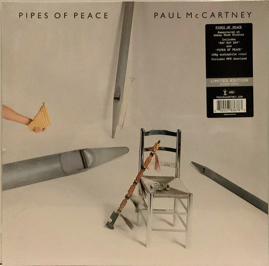 Paul McCartney - Pipes Of Peace - Lp Plateado