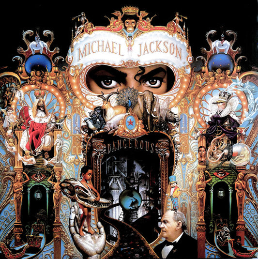 Michael Jackson – Dangerous - LP Rojo/Negro