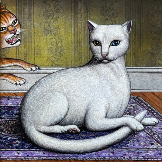 Mitski – Nothing’s About To Happen To Me - LP  Blue/White Marble [Blue Cat Eye]