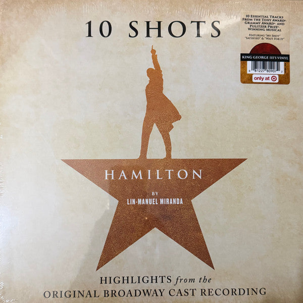 Hamilton: 10 Shots (Highlights From The Original Broadway Cast Recording) - LP Rojo