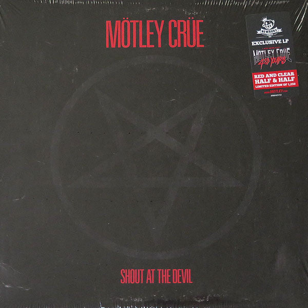 Mötley Crüe – Shout At The Devil - LP Rojo/Transparente
