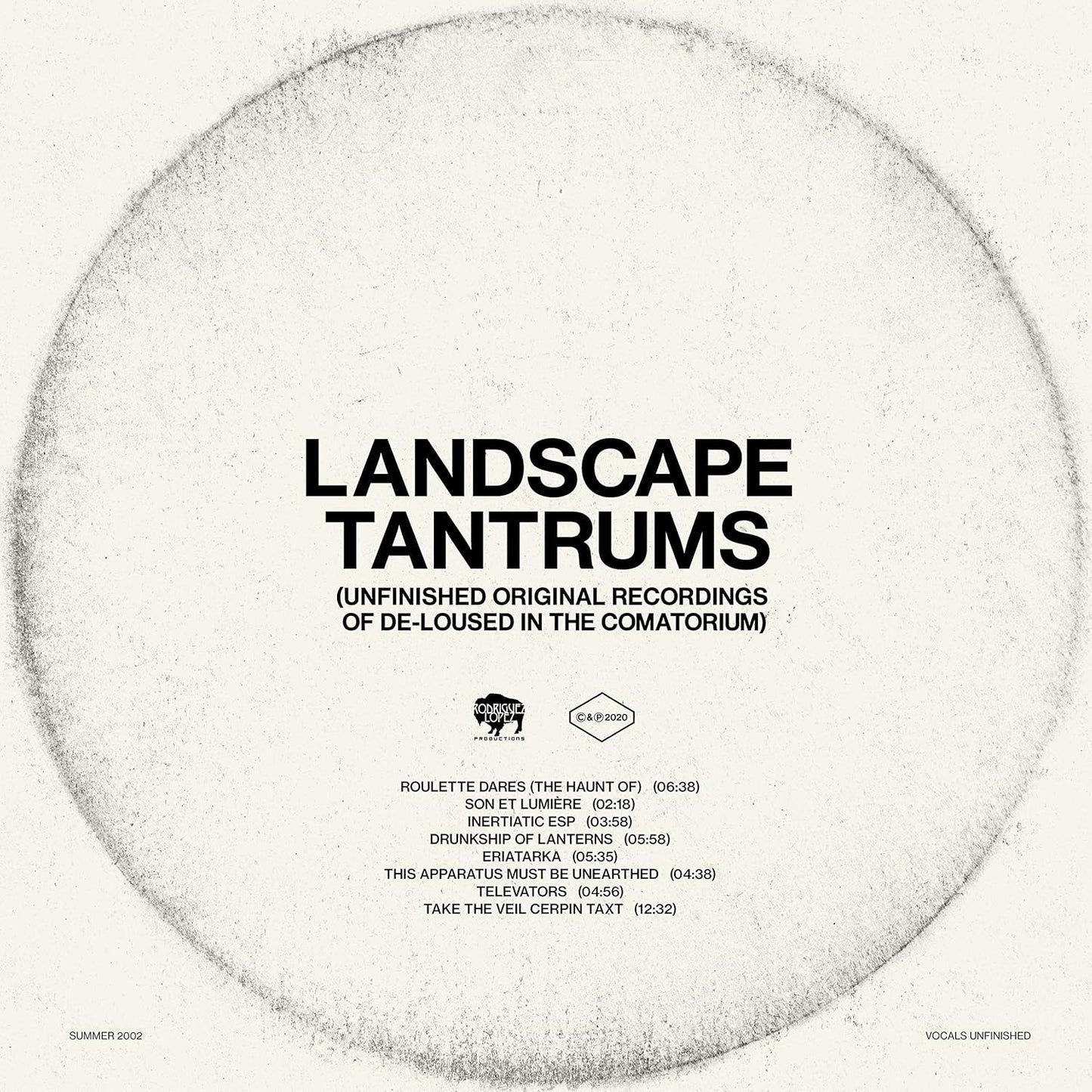 The Mars Volta – Landscape Tantrums (Unfinished Original Recordings Of De-Loused In The Comatorium) - LP
