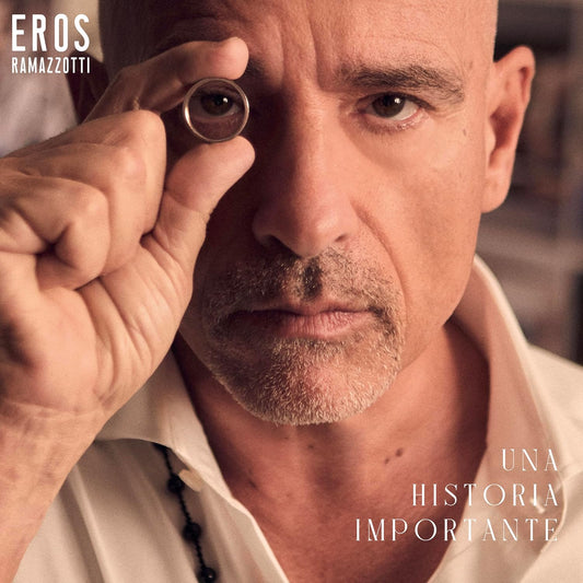 Eros Ramazzotti – Una Historia Importante - LP Naranja Autografiado