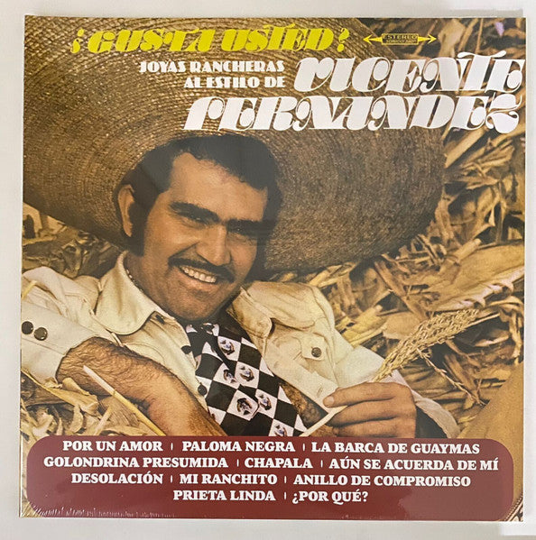 Vicente Fernandez – ¿Gusta Usted? Joyas Rancheras Al Estilo De Vicente Fernandez - LP